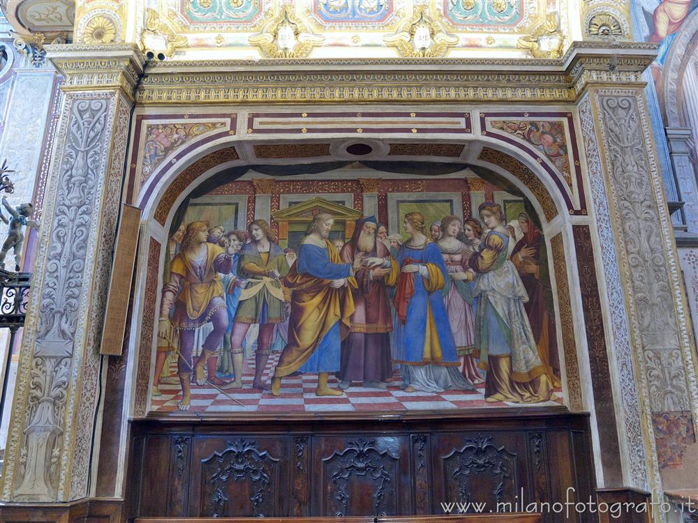 Saronno (Varese, Italy) - Wedding of the Virgin in the Sanctuary of Santa Maria dei Miracoli